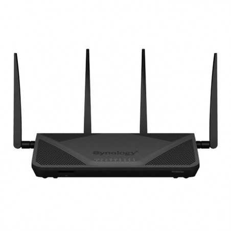 SYNOLOGY Routeur sans fil wifi RT2600AC- AC Dual-band 2600 Mbps - MU-MIMO avec 4 ports LAN et 1 port WAN 10/100/1000 Mbps