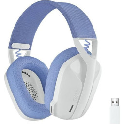 Casque gaming sans fil&nbsp;Logitech -G435 LIGHTSPEED - BLANC - Léger Bluetooth avec micro