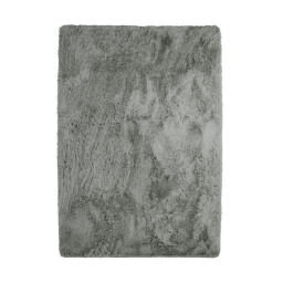 NEO YOGA Tapis de salon ou chambre - Microfibre extra doux - 190 x 290 cm - Gris clair
