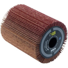 Brosse a lamelles abrasives Ø80mm - L 100mm pour poncer Brosse a lamelles abrasives Ø80mm - L 100mm pour poncer