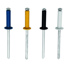 RAPID Rivets automobile 4 couleurs 4x16mm en alu RAPID Rivets automobile 4 couleurs 4x16mm en alu
