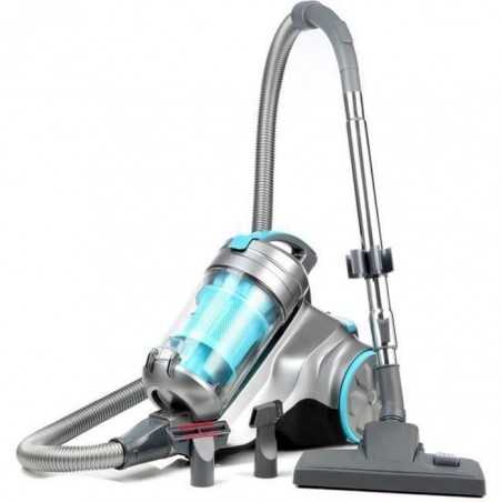 CONTINENTAL EDISON VC800SB Silentium Aspirateur traîneau sans sac - 800W - 76 dB - A - Bleu