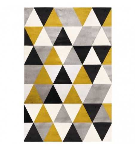 TAO SCANDI Tapis de salon - 190 x 290 cm - Polypropylene - Jaune