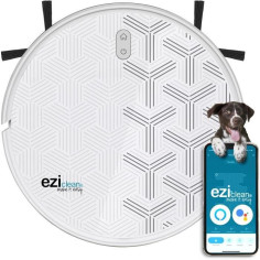 Eziclean Xpert Animal S200 - Robot aspirateur connecté - Navigation Navig+ - 55dB - 120 min - 100 m² - 800 ml