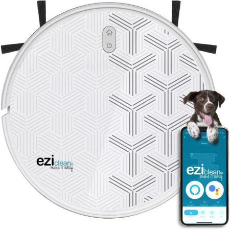 Eziclean Xpert Animal S200 - Robot aspirateur connecté - Navigation Navig+ - 55dB - 1