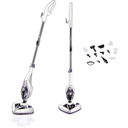 FAGOR FG740P Balai vapeur 2 en 1 prune avec réservoir a détergent