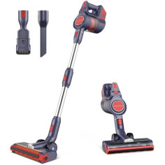 JASHEN D18 Aspirateur balai sans Fil - 250W - 3 Vitesses sélectionnables - Phares a détection de lumiere - Chargement Mural