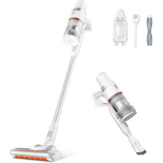 JASHEN S16E - Aspirateur balai sans Fil- 350 W - Tete de Plancher Intelligente 2 en 1 - Autonomie 40 Min - Double Charge Murale