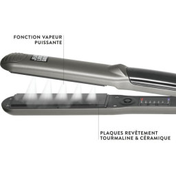 Lisseur vapeur - JEAN LOUIS DAVID - Vapor Styler - Réservoir intégré 10 ml - Vapeur puissante