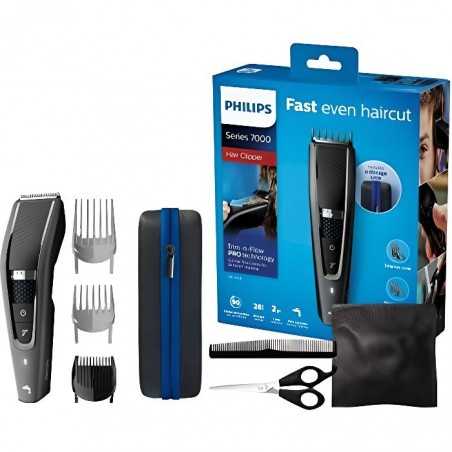Tondeuse Cheveux et Barbe PHILIPS Série 7000 - 28 hauteurs de coupe - Mode Turbo - Rechargeable - 100% étanche