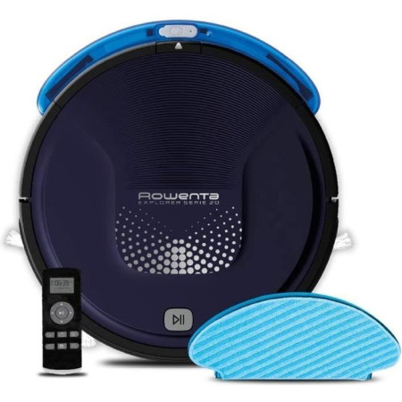 ROWENTA RR6871WH X-Plorer Serie 20 - Aspirateur Robot 2 en 1 - Aspire et Lave les sol