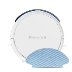 ROWENTA RR7387WH X-Plorer Serie 50 Aspirateur robot, Navigation méthodique, Aspire et lave les sols, Kit animal & allergie, Conn