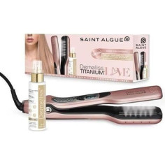 SAINT ALGUE Coffret Lisseur vapeur Demeliss TITANIUM Love Edition Couleur GOLD ROSE +