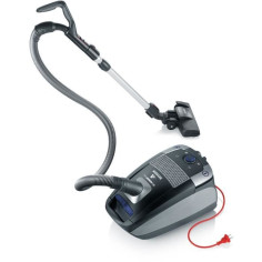 SEVERIN BC7049 Aspirateur avec sac, 2 sacs microfibre a fermeture hygiénique : 4 L, Brosse soft sound + brosse parquet XL, 4 rou