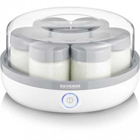 SEVERIN JG 3518 Yourtiere 7 pots de 150 ml chacun, pratique et compacte, 100% sans BPA, graduation memo, enrouleur de câble, 13 